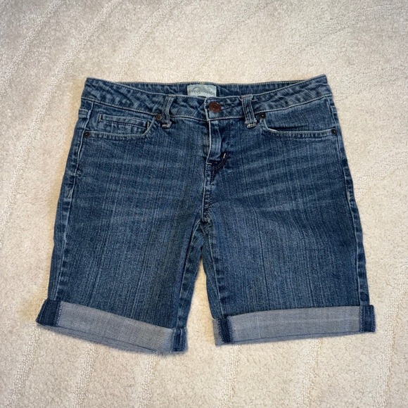 Aeropostale Pants - VTG Y2K 2000s Aeropostale Womens Medium Wash Jean Bermuda Shorts Size 5/6